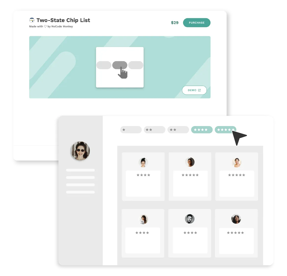 Liste des puces à deux états