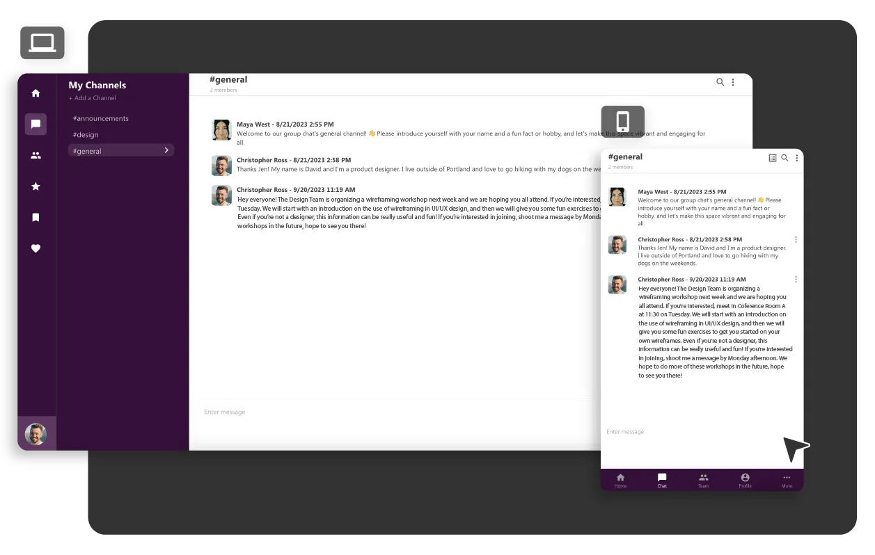 Communiquez avec votre communauté grâce à une application personnalisée Image