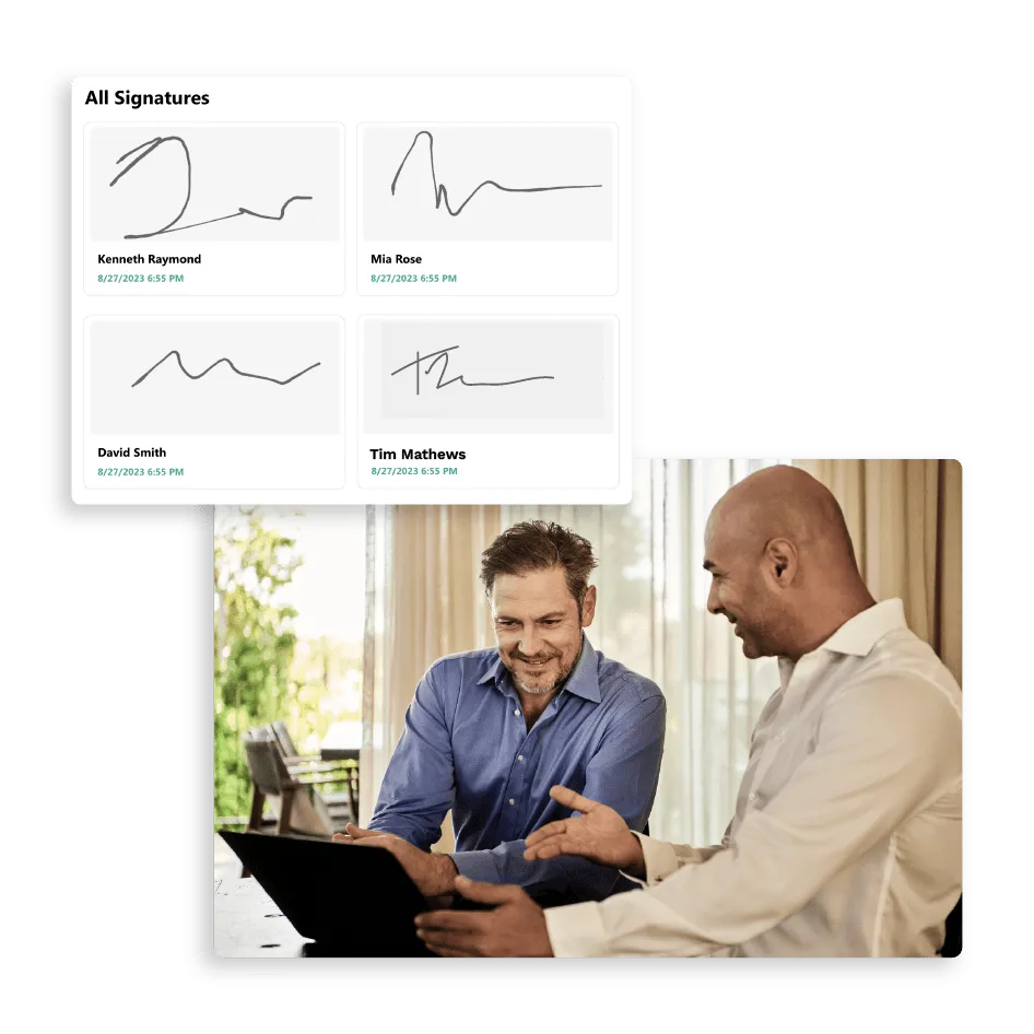 Recueillir des signatures