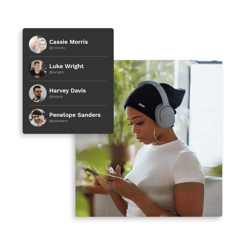 Affichez rapidement tous les utilisateurs pour interagir davantage