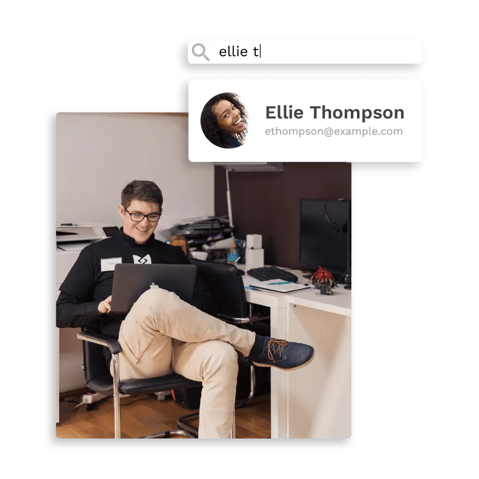 Rechercher parmi tous les membres de votre groupe