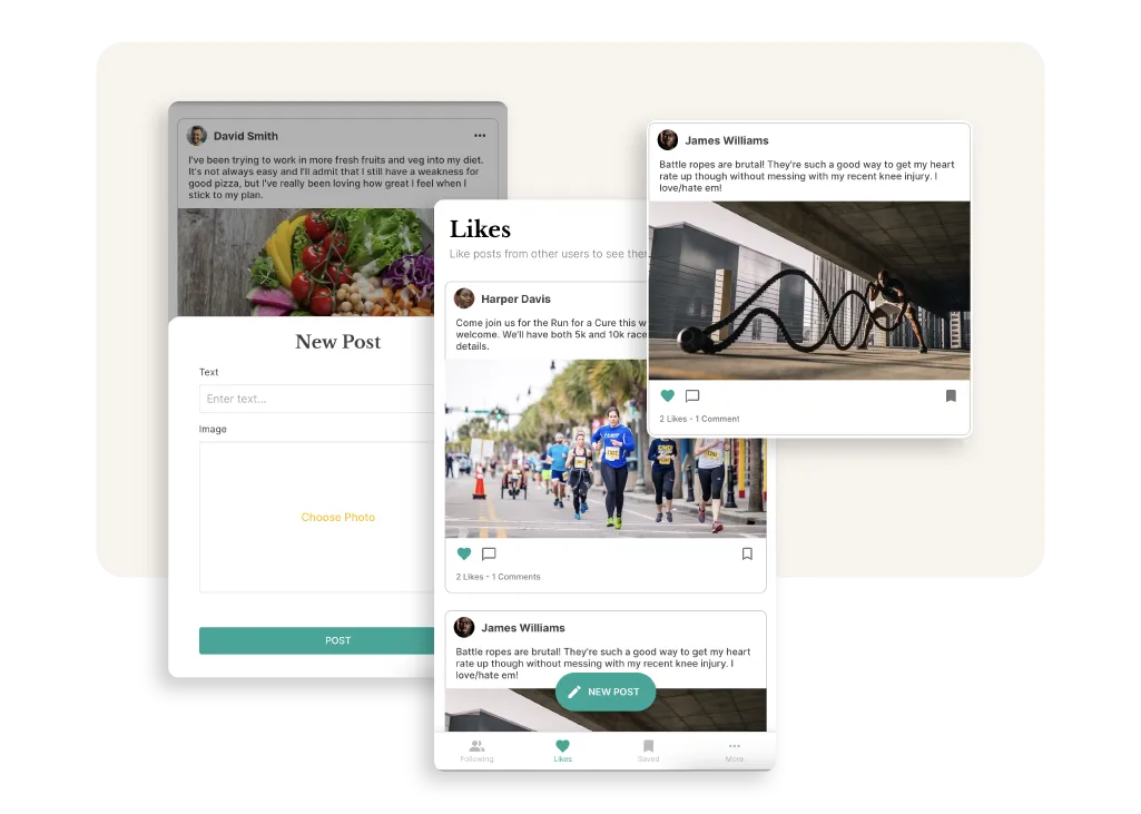 Créez votre propre image d'application de médias sociaux