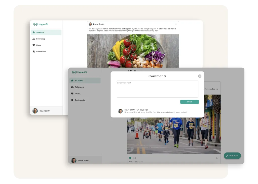 Créer un flux communautaire personnalisé Image de l'application