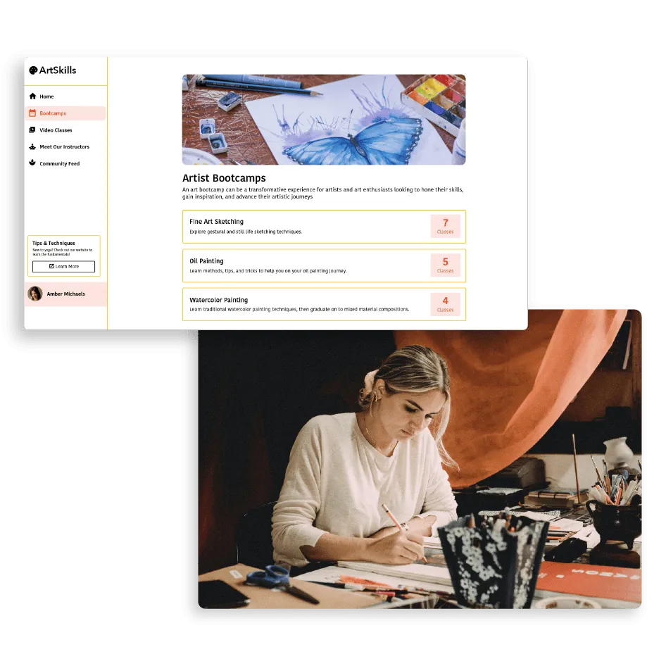 Réservez plus de Bootcamps pour votre entreprise d'art
