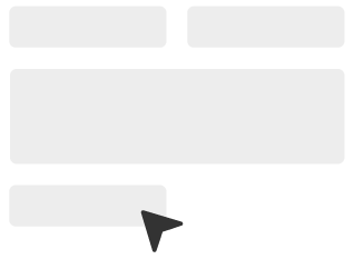 Un formulaire simple avec un curseur de souris. 