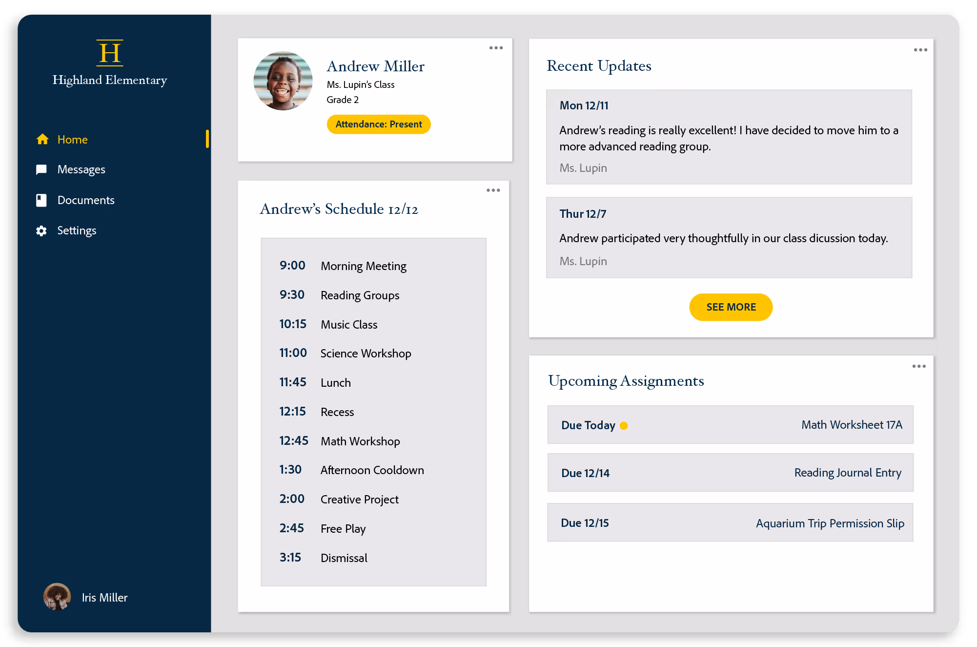 Application web dédiée à l'éducation, développée avec Adalo
