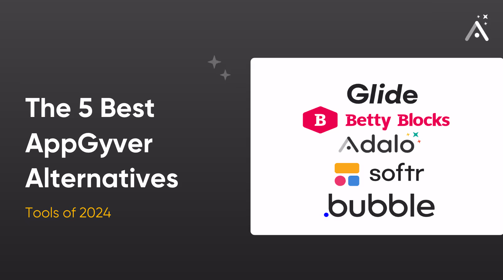 Les 5 meilleures alternatives à AppGyver du moment (2026)