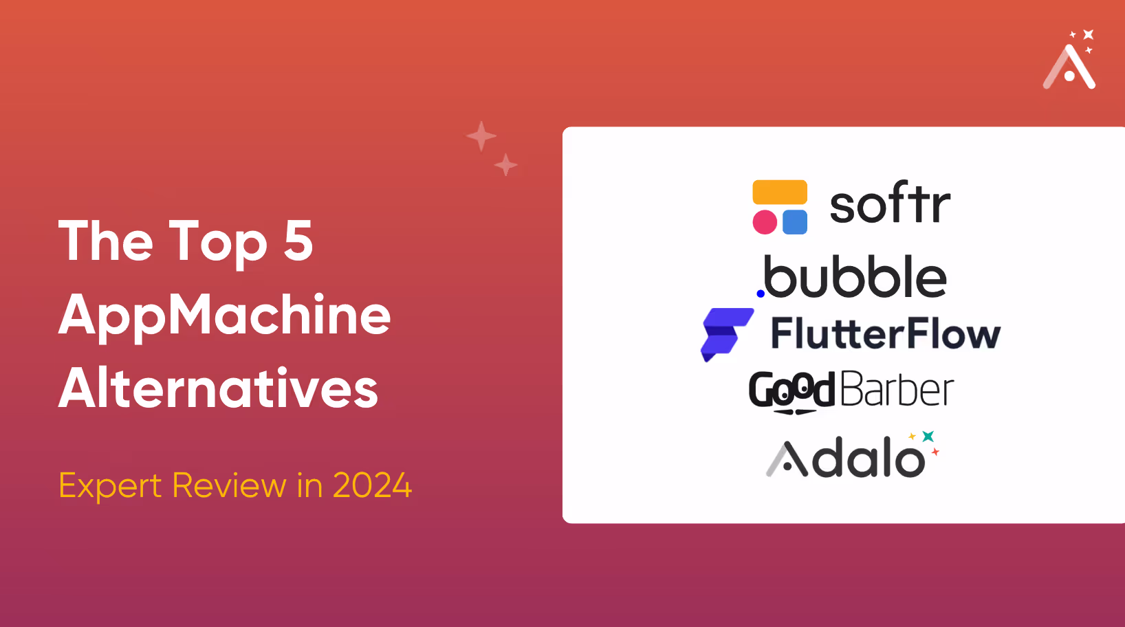 Les 5 meilleures alternatives à AppMachine en 2025 (avis d'expert)