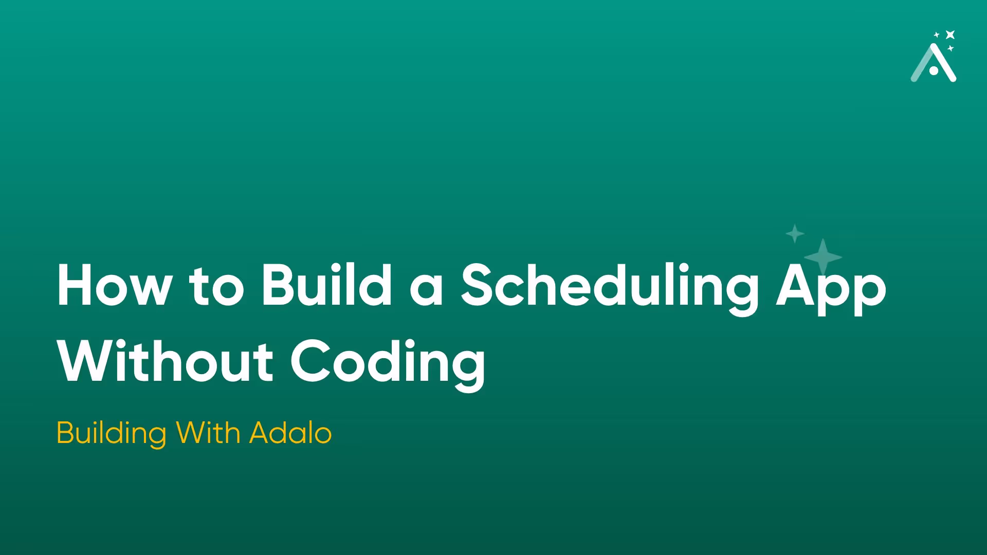 Comment créer une application de planification sans codage ?