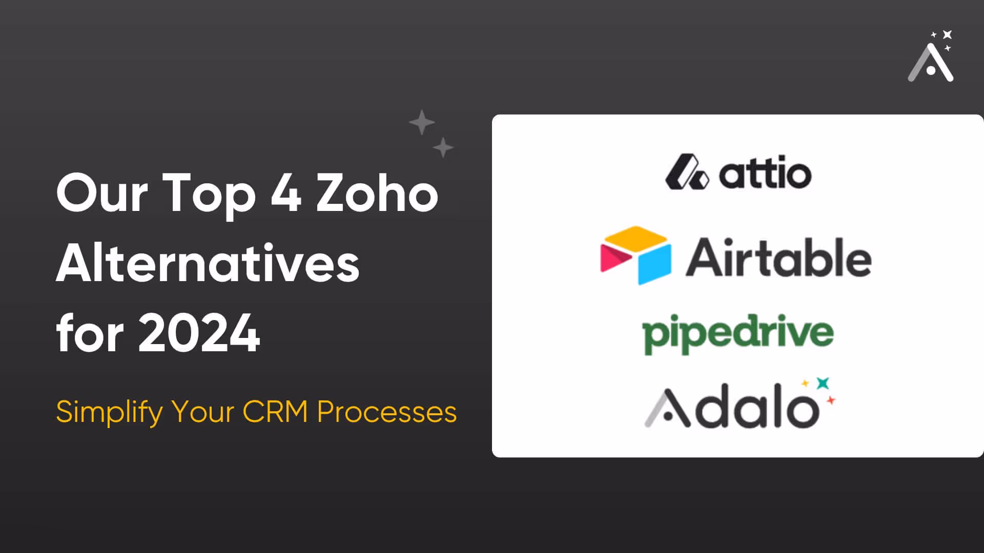 Les 4 meilleures alternatives à Zoho [Nouveautés 2026]