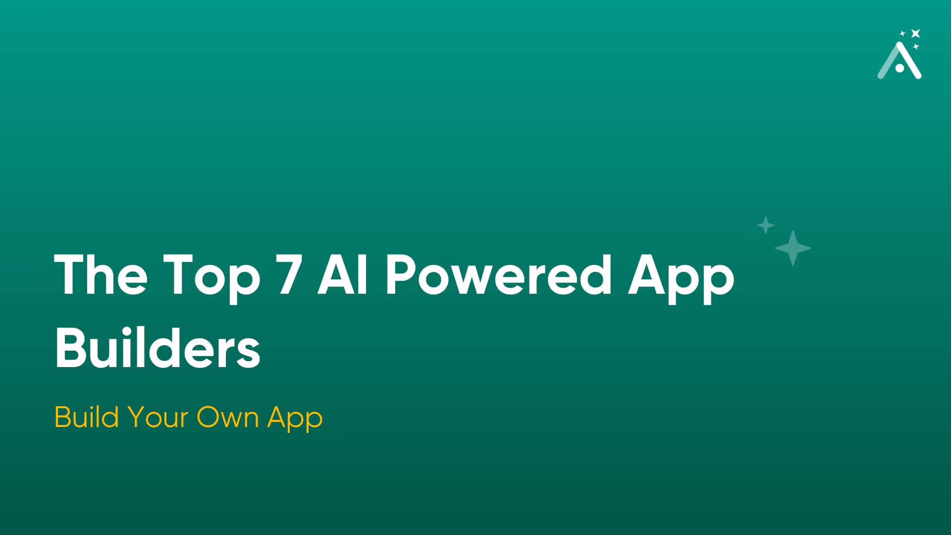 Les 7 meilleurs créateurs d'applications basés sur l'IA en 2026