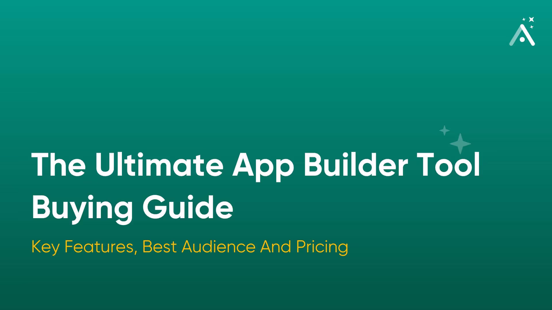 Le guide d'achat ultime des outils de création d'applications pour 2026