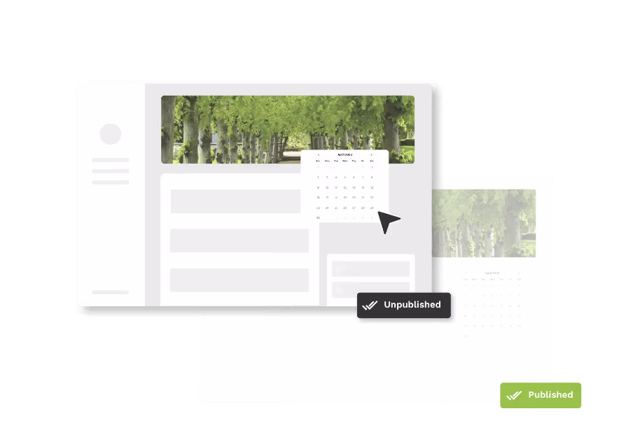 Commandes de publication Web dans le générateur d'applications Adalo