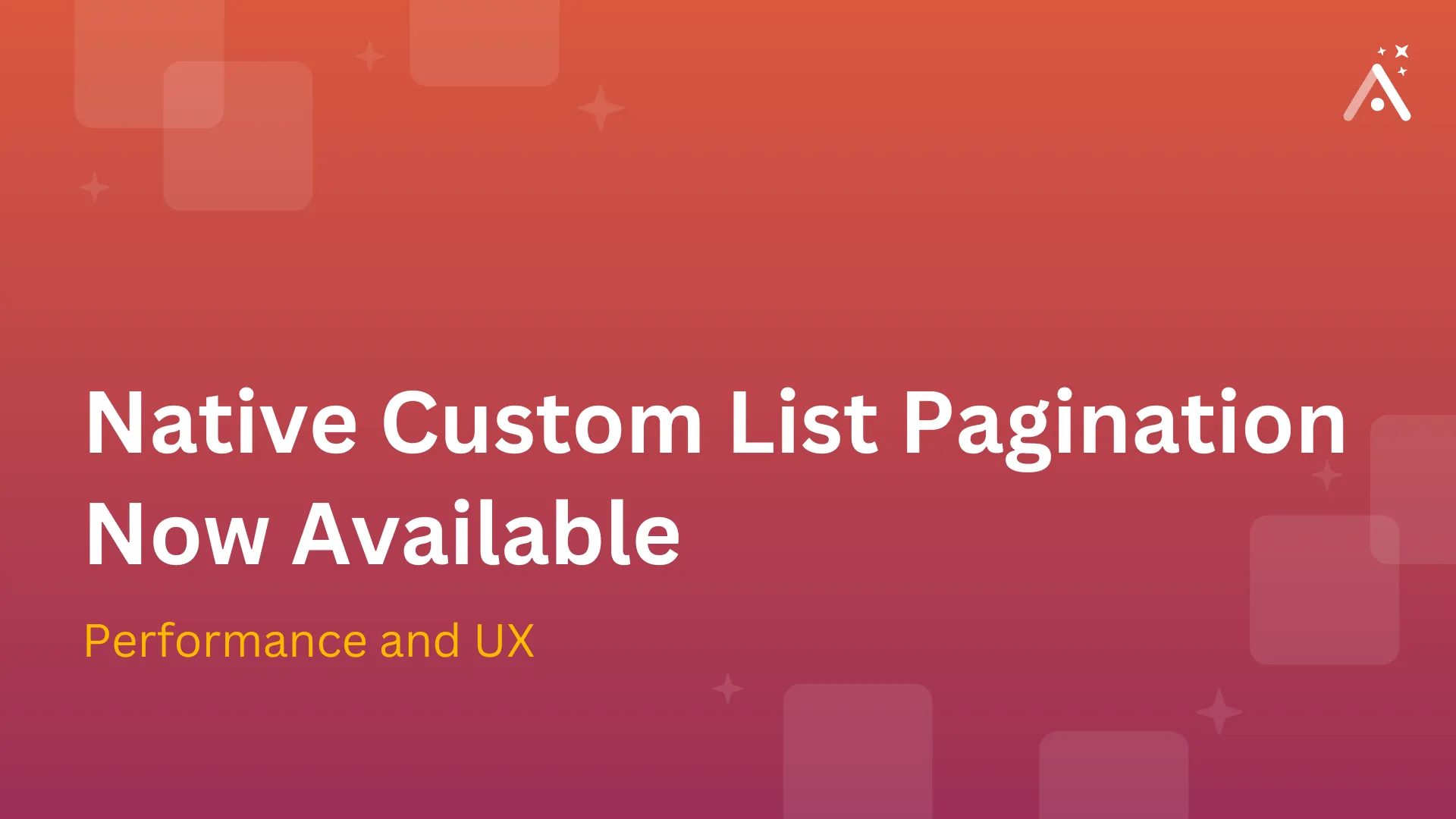 Gestion améliorée des listes personnalisées avec pagination manuelle