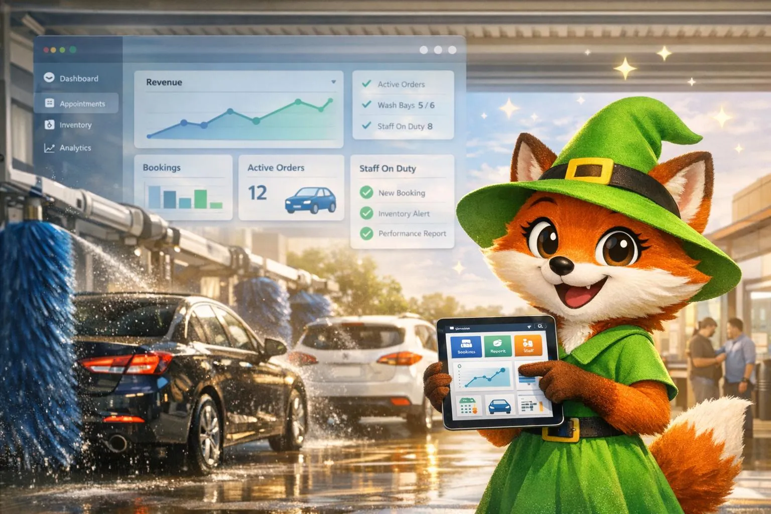 Comment créer une application web et mobile pour la gestion d'une station de lavage automobile