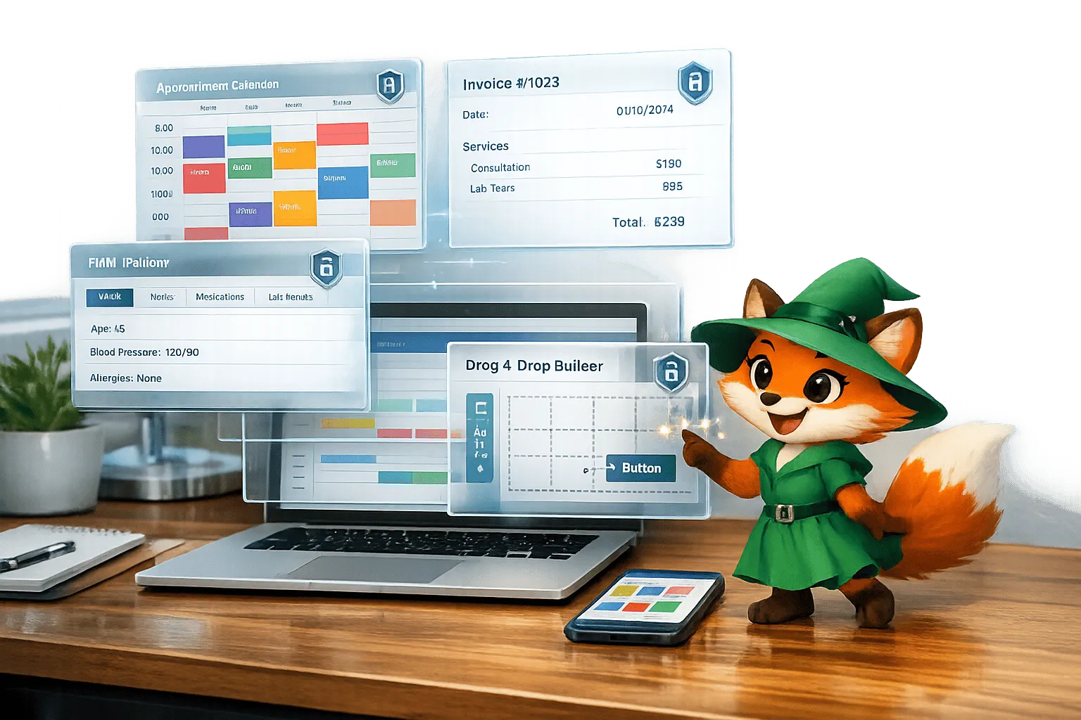 Comment créer une application web et mobile pour la gestion d'un cabinet médical
