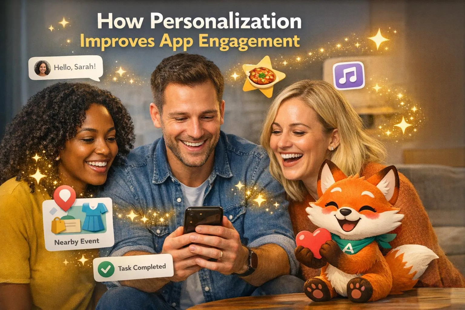 Comment la personnalisation améliore l'engagement envers les applications