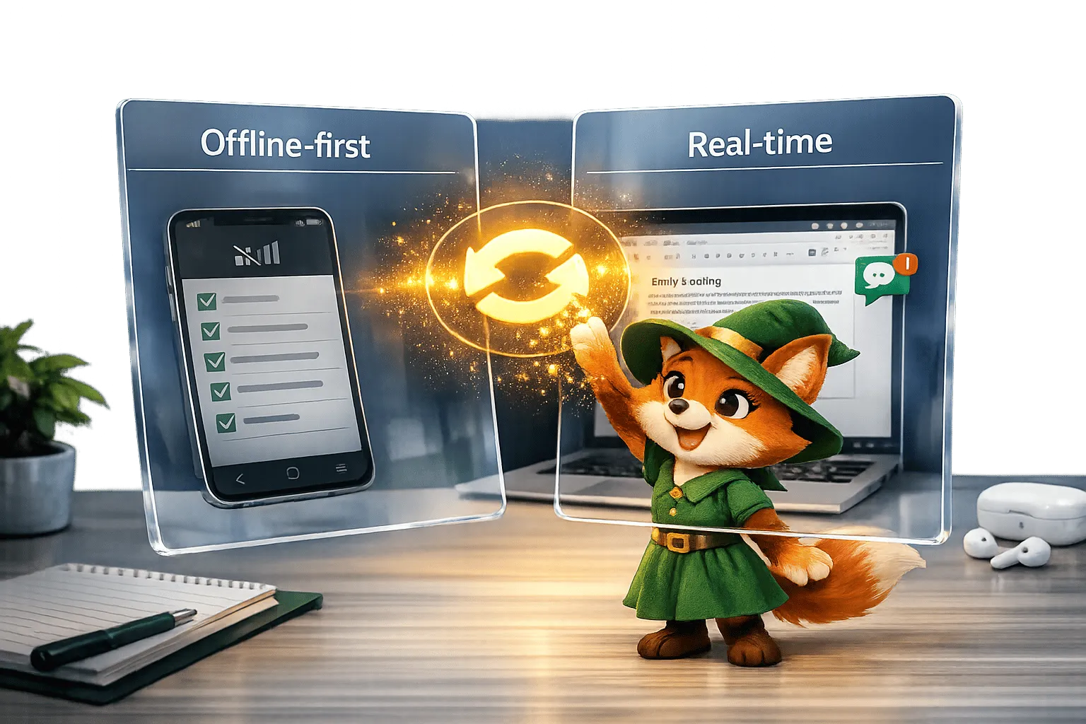 Synchronisation hors ligne ou en temps réel : gestion des conflits de données
