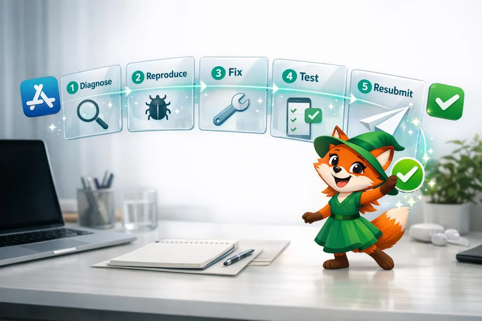 Comment résoudre les refus de l'App Store étape par étape