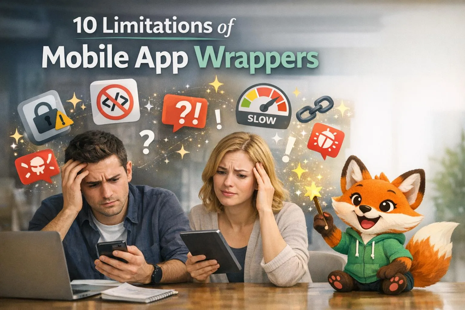 10 Limites des wrappers d'applications mobiles