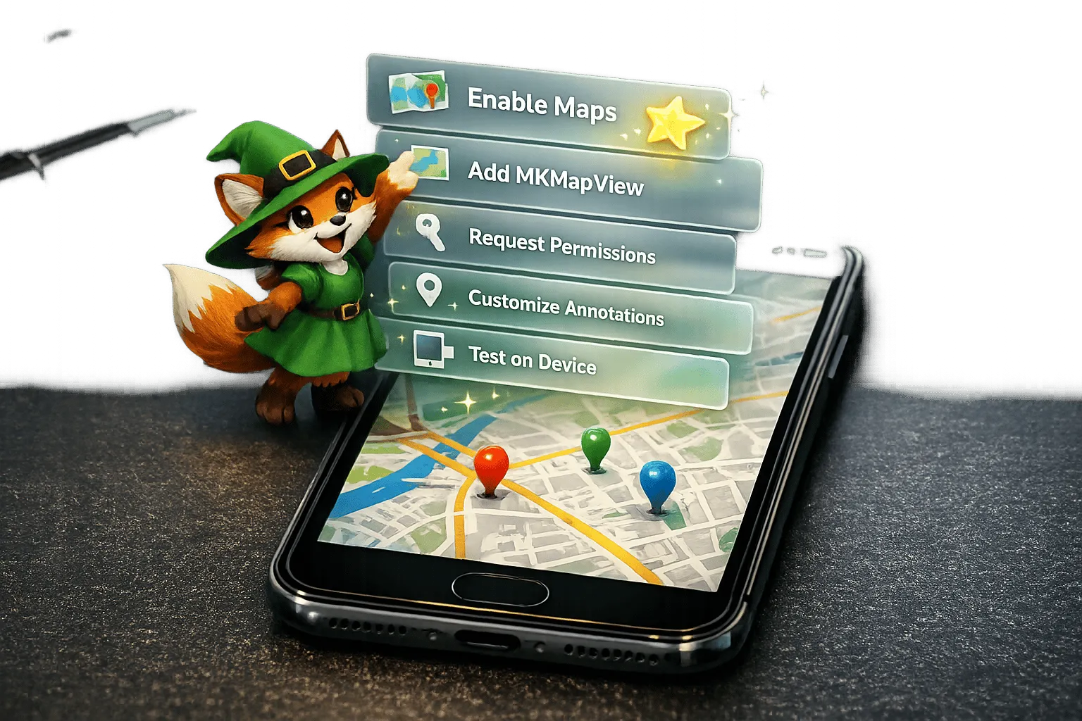 Liste de contrôle pour l'intégration de MapKit dans les applications iOS