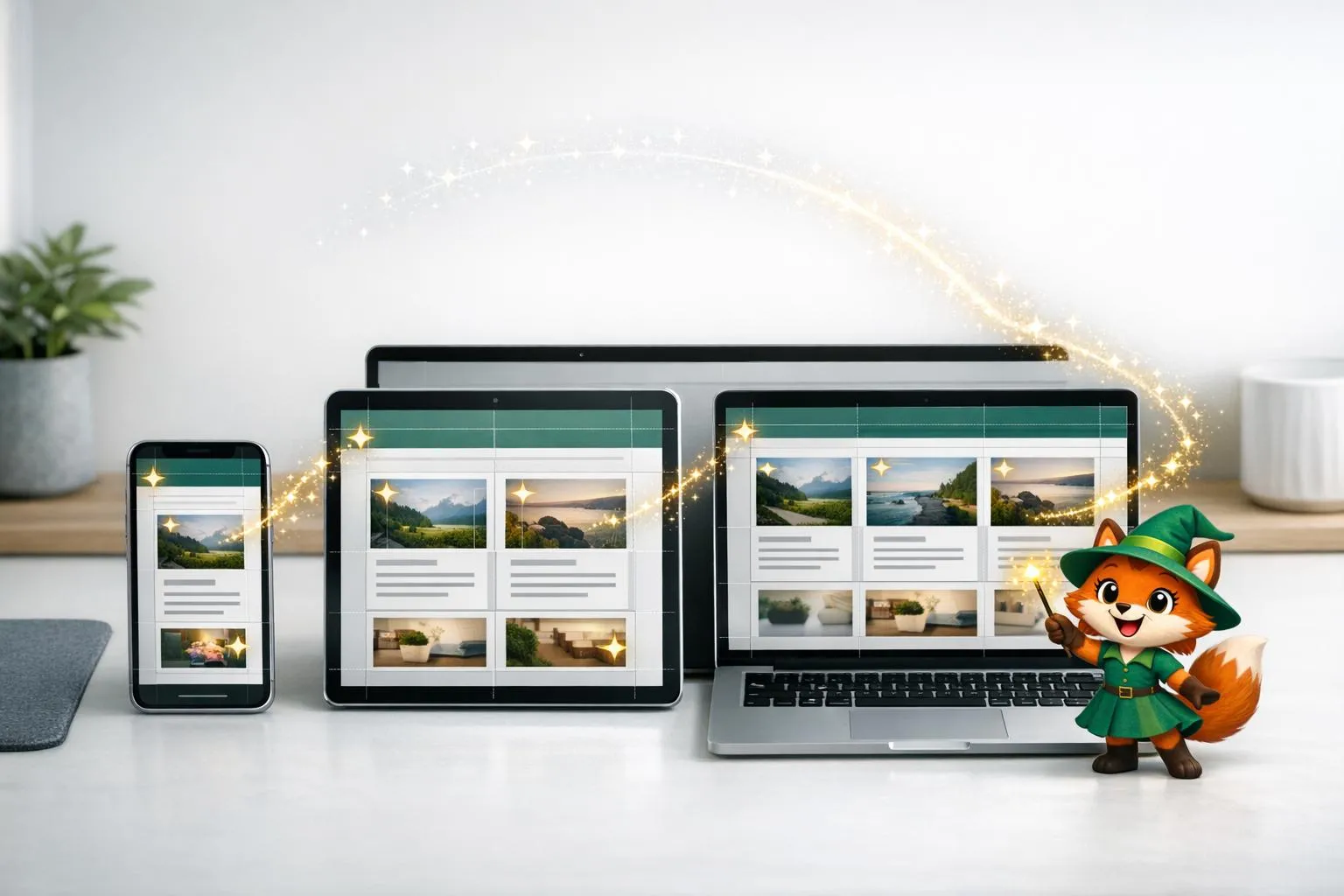 Ajuster la mise en page des applications pour les appareils mobiles et le Web