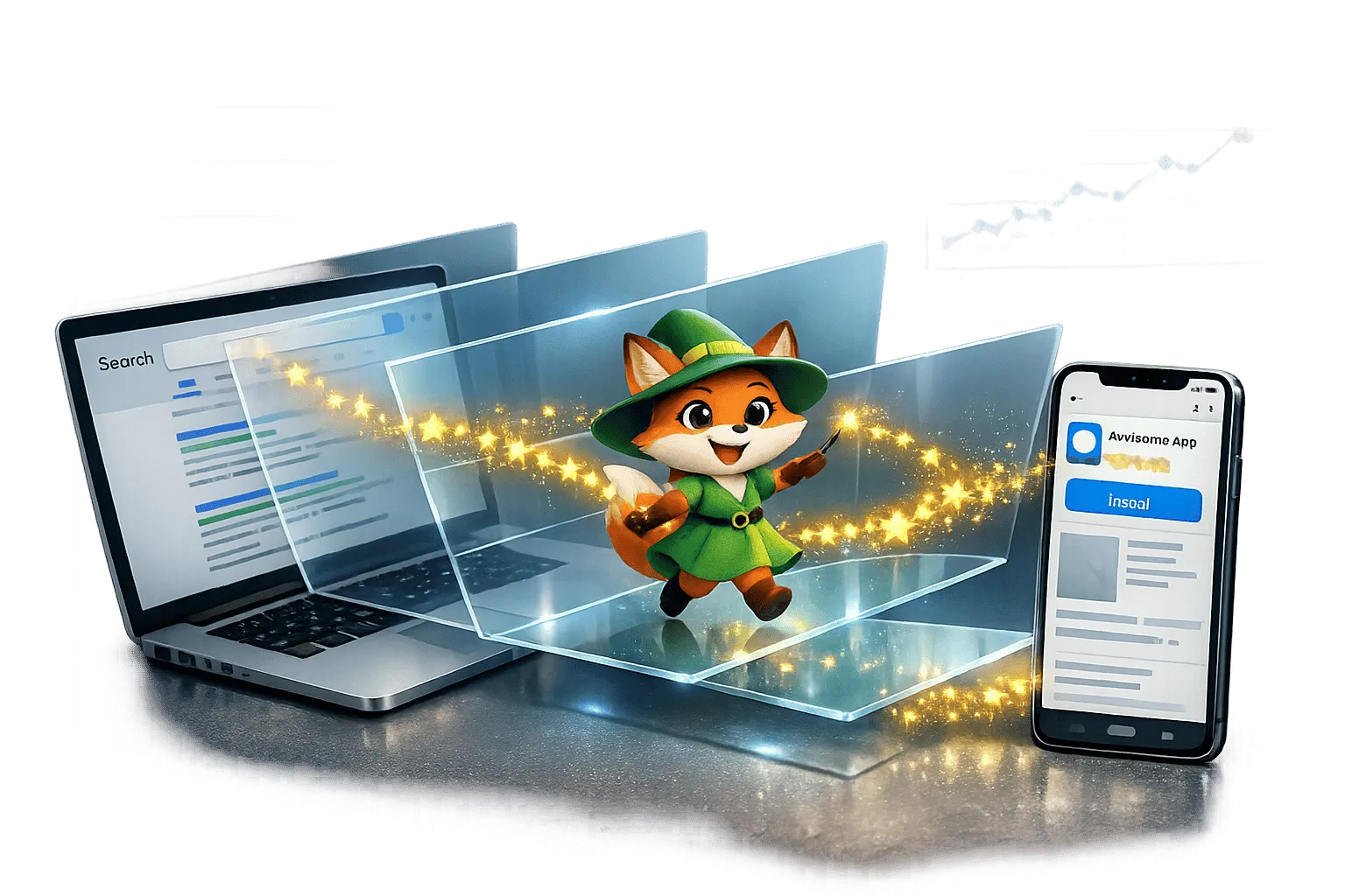 Trafic Web vers les téléchargements d'applications : lien SEO-ASO