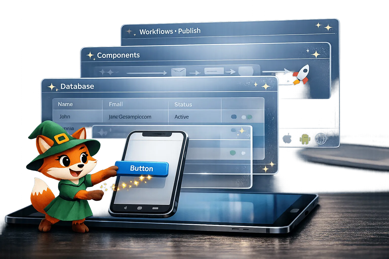 Création d'applications par glisser-déposer : guide du générateur visuel d'Adalo