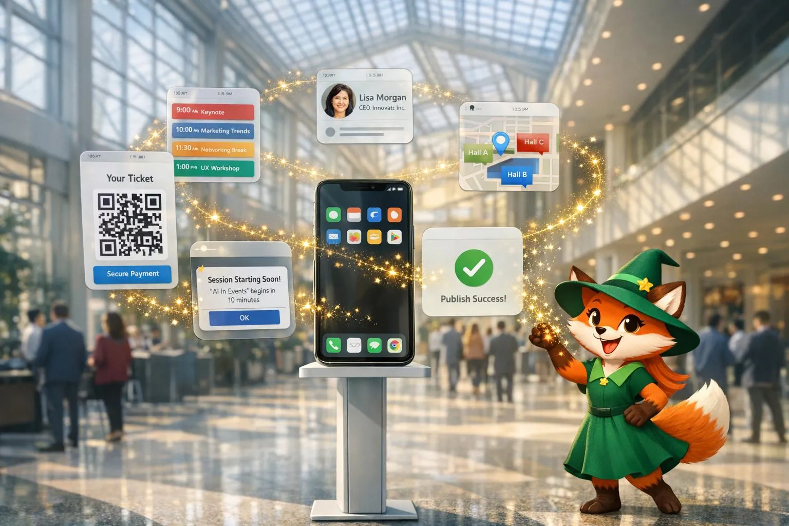 Adalo pour les applications mobiles événementielles et les plateformes de conférence