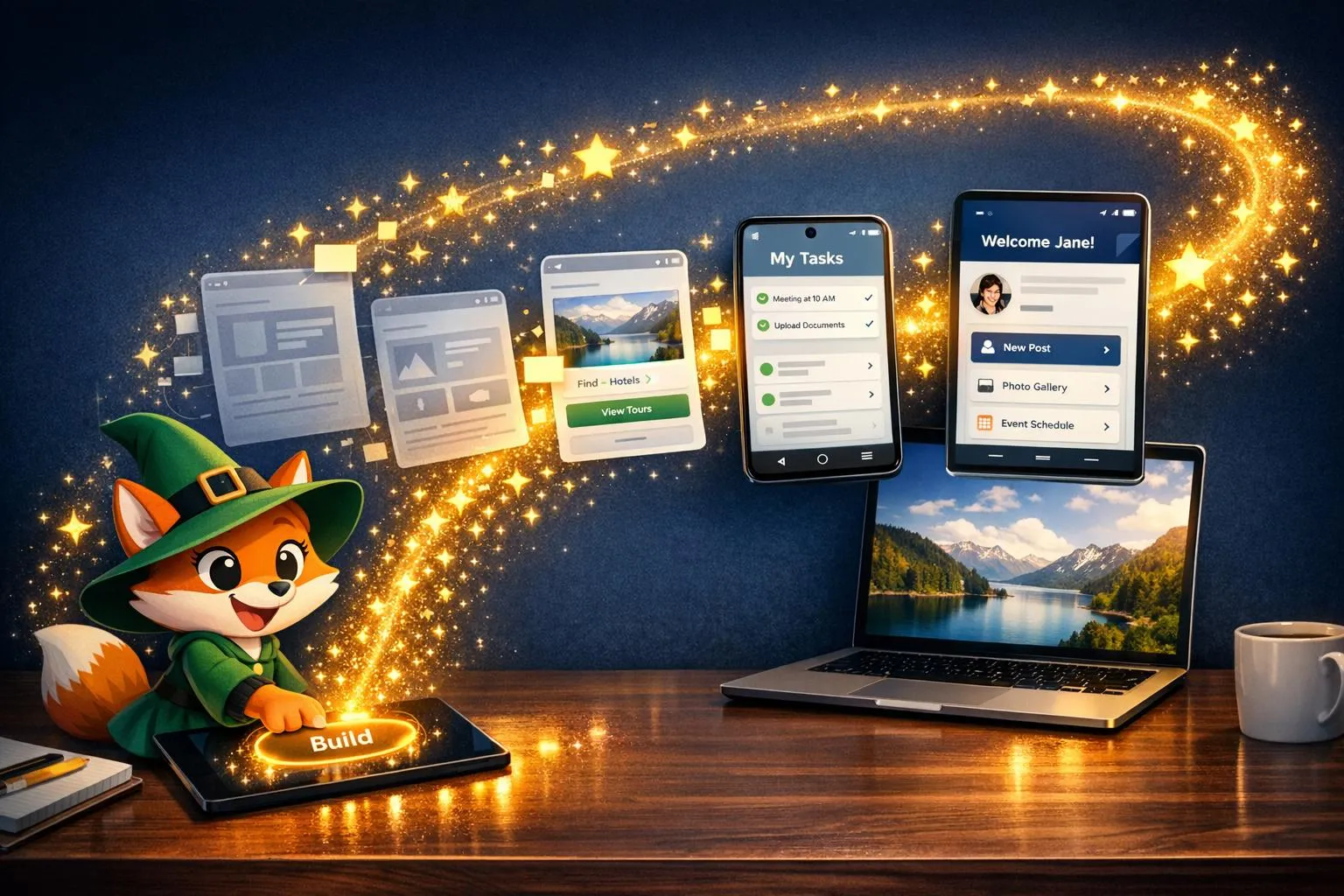 AI Builder d'Adalo : de l'idée à l'application en quelques minutes
