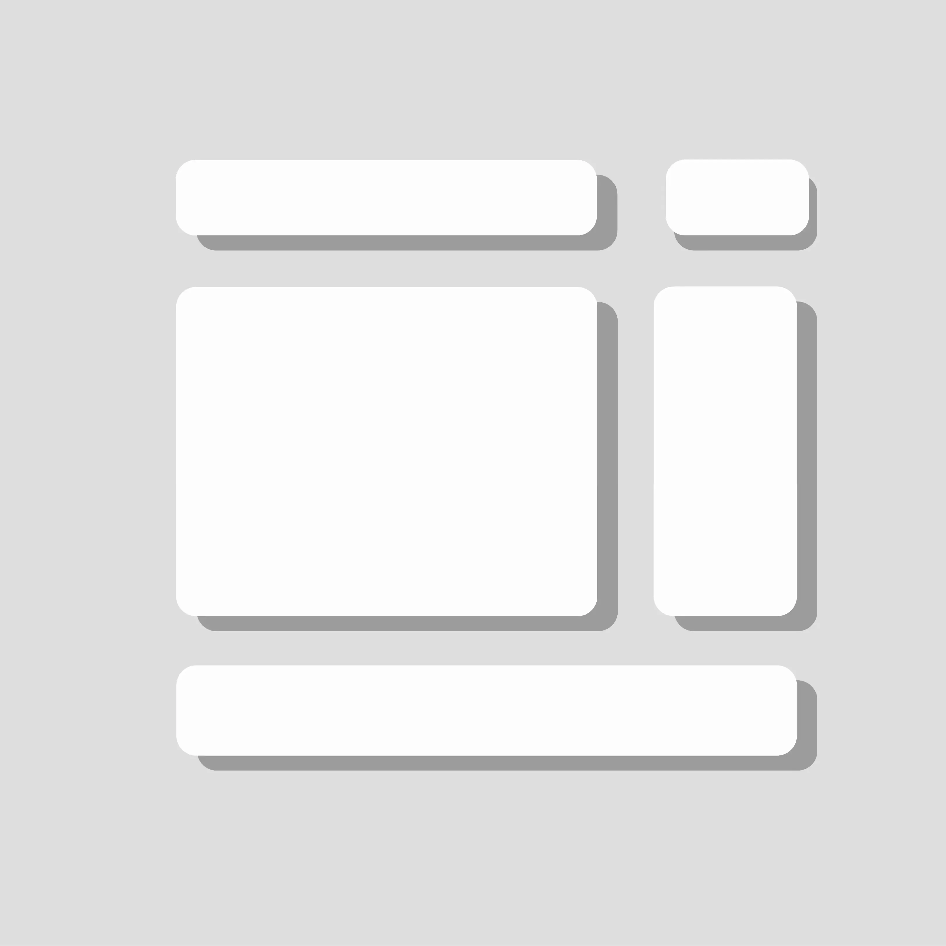 Icône des menus déroulants