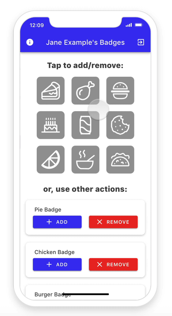 Aperçu du système de badges