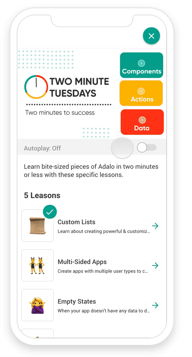 Aperçu du composant YouTube