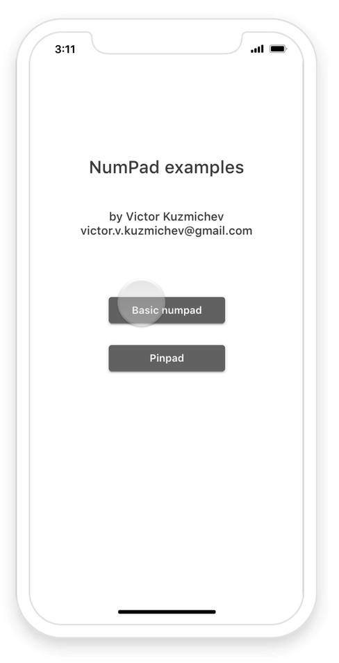 Aperçu du pavé numérique et du clavier à code