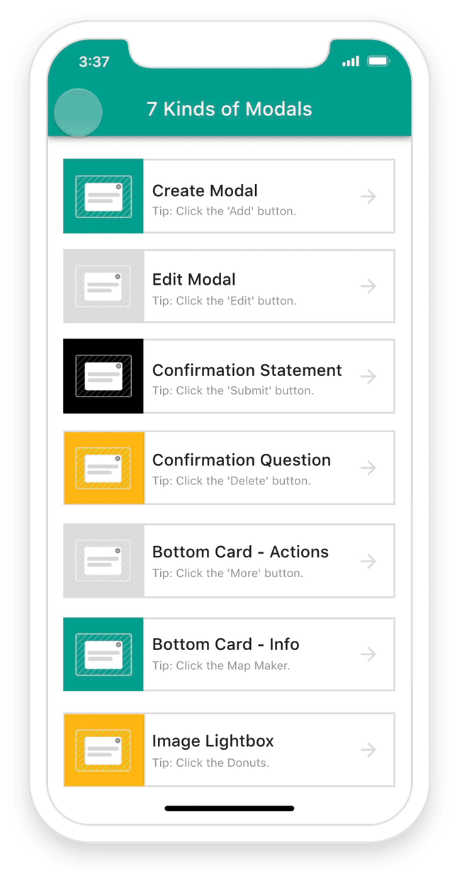 Aperçu des fenêtres modales et des fenêtres contextuelles